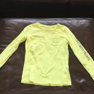 Long Sleeve Women’s Vineyard Vines Neon Shirt